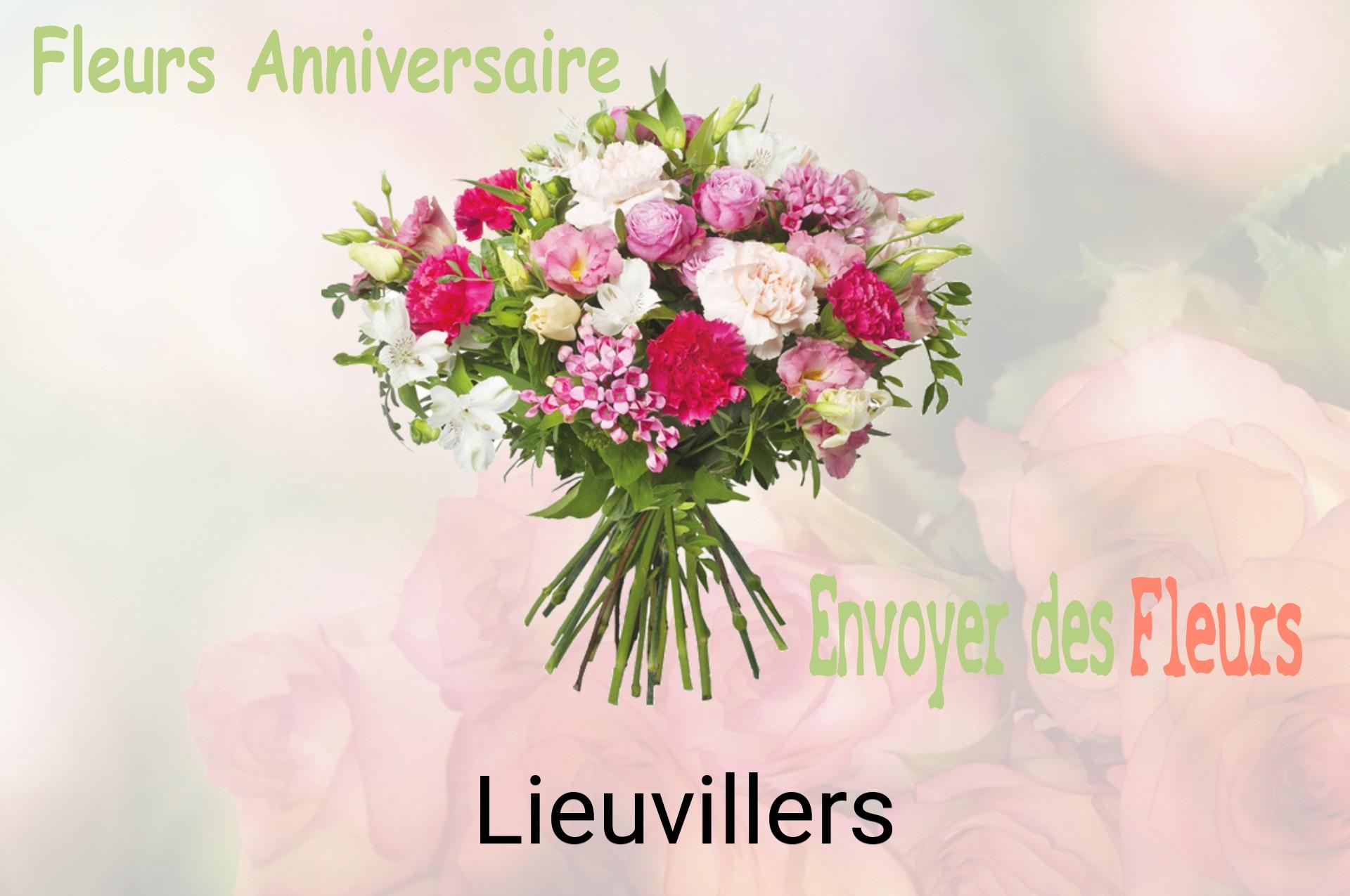 Bouquet de fleurs d’anniversaire livré à Lieuvillers
